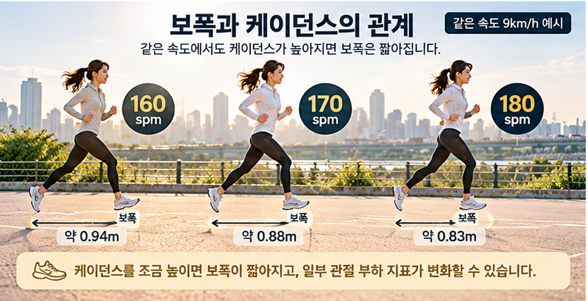 러닝 자세와 케이던스 가이드