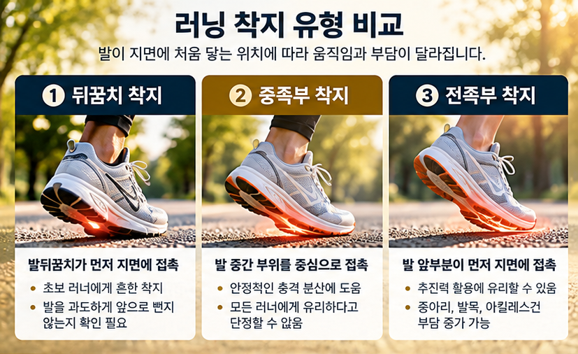러닝 자세와 케이던스 가이드