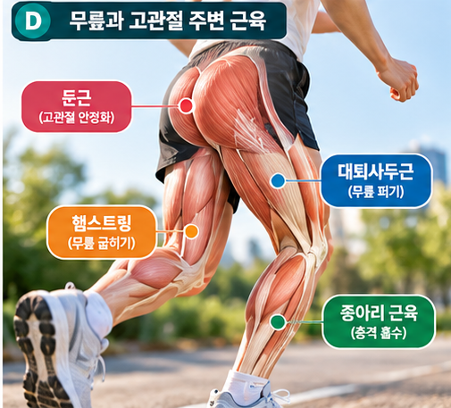 러닝을 하면 무릎에 어떤 부담이 발생할까?